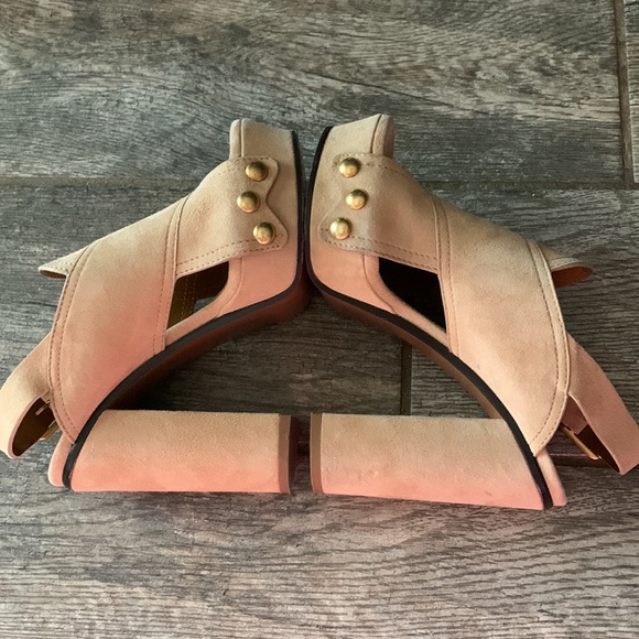 Chloe Mischa Suede Platform Sandals - Picture 6 of 9